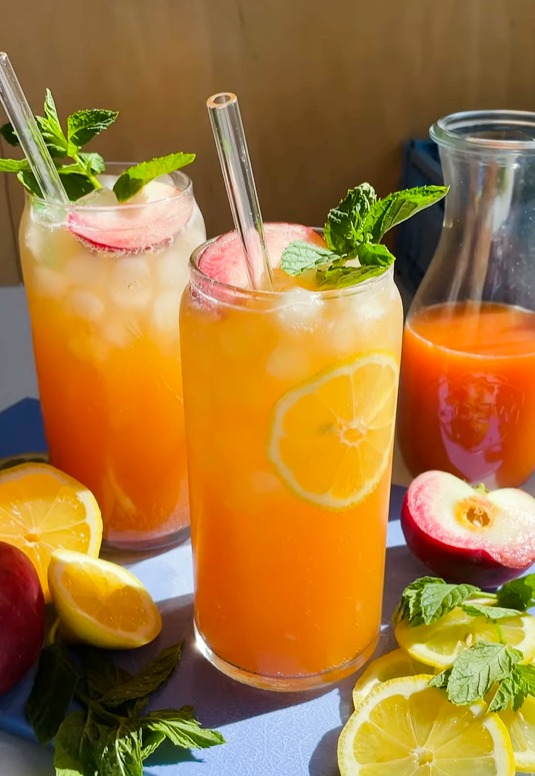 sweet peach lemonade recipe