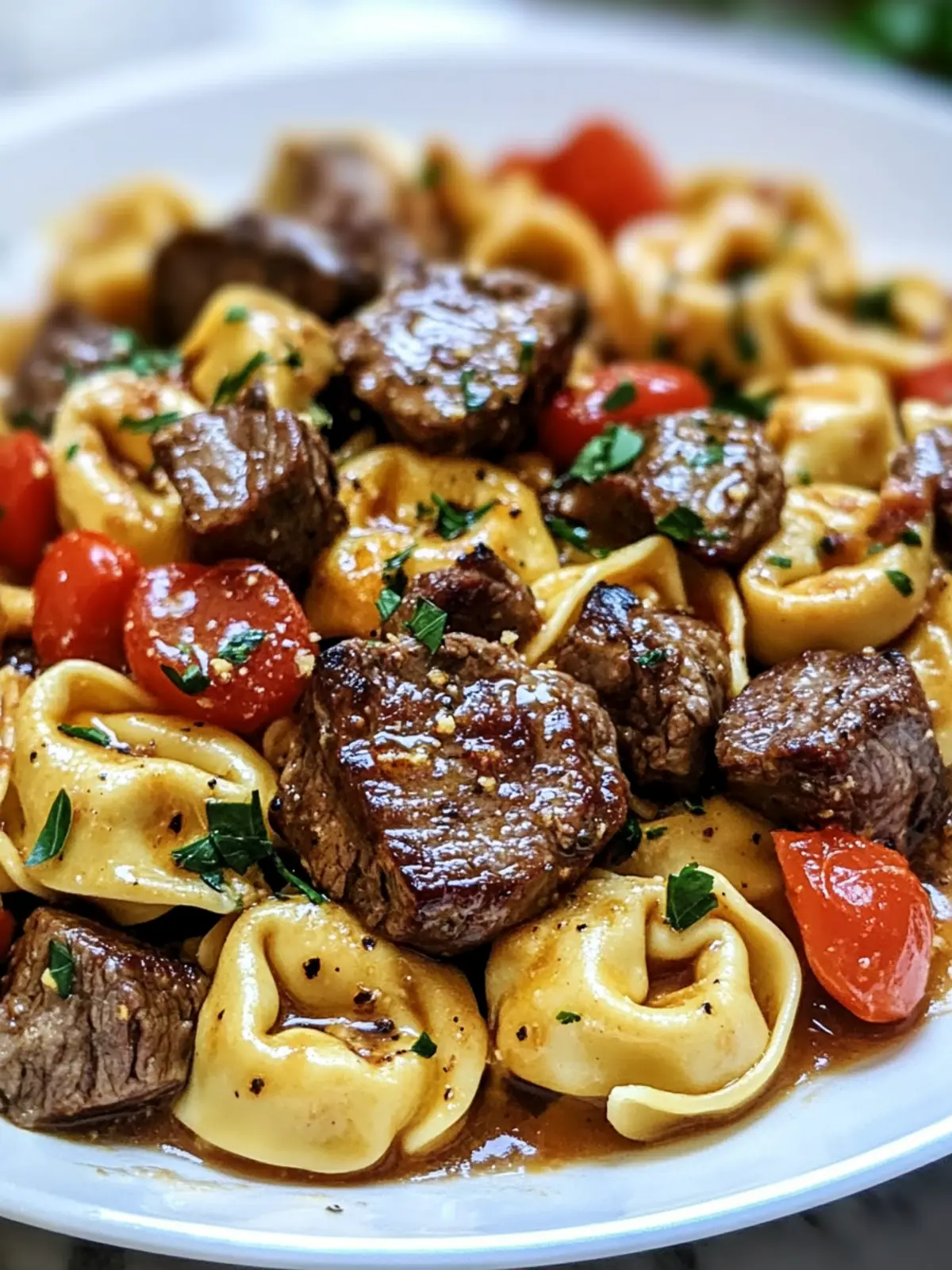 Cowboy butter tortellini nice steak bites - Cowboy butter tortellini nice steak bites