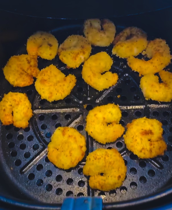 Air fryer garlic parmesan shrimp