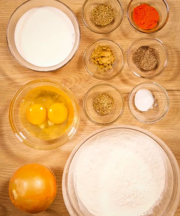 crispy blooming onion ingredients