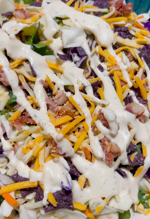 Bacon ranch chopped salad