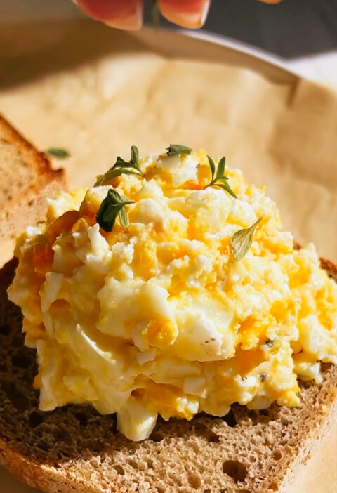 Feta egg recipe