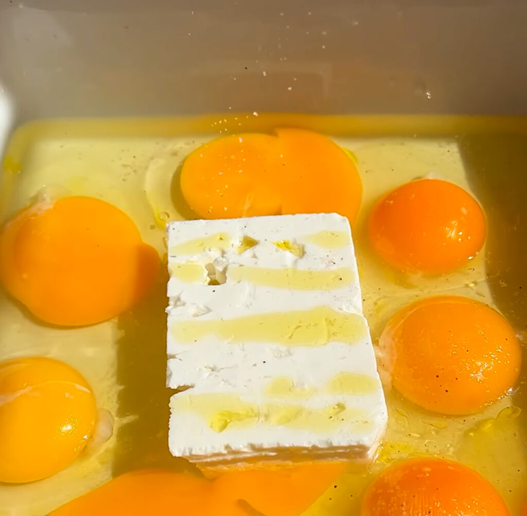 Feta egg recipe