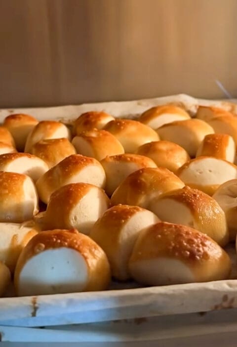 Homemade pretzel bites