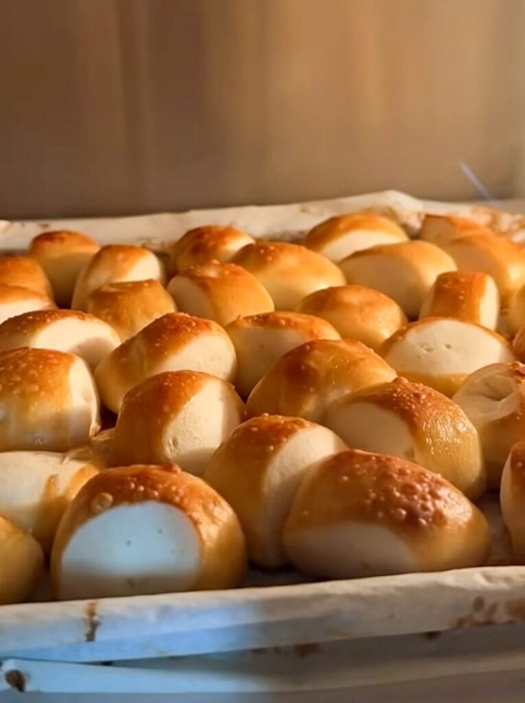 Homemade pretzel bites