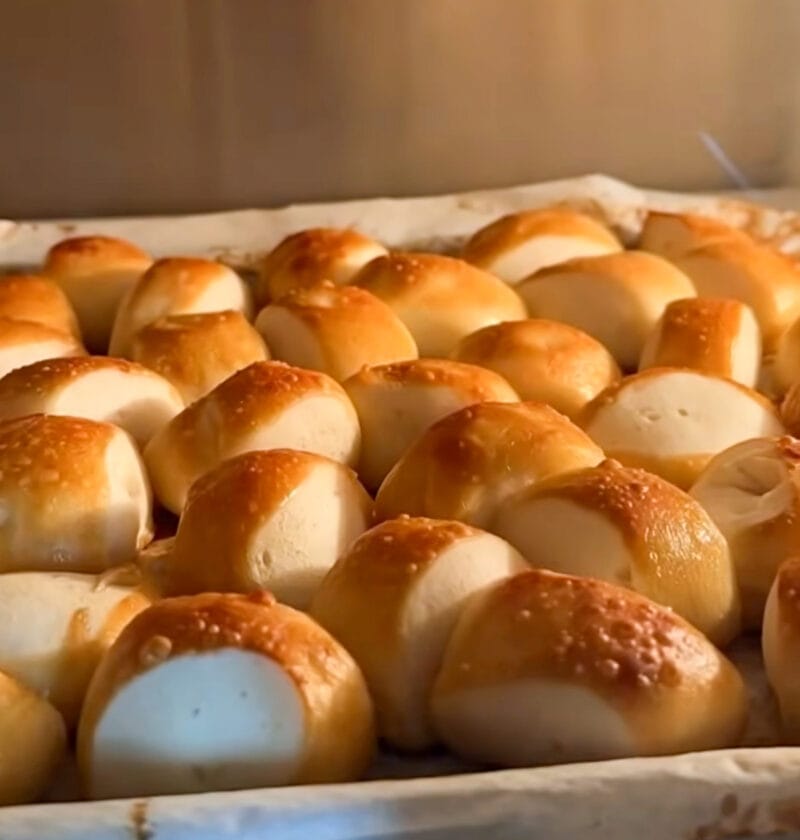 Homemade pretzel bites