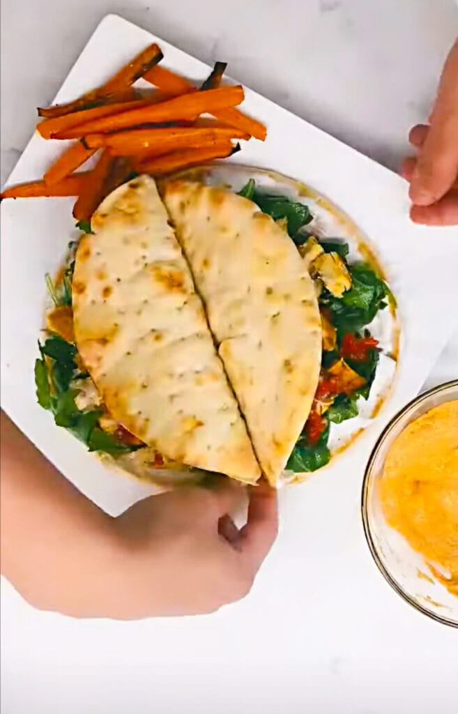 Sheet pan chicken pita recipe