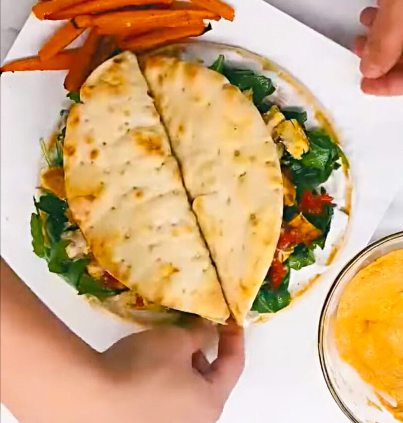 Sheet pan chicken pita recipe