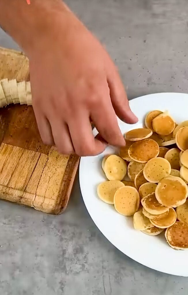 Mini pancake bites