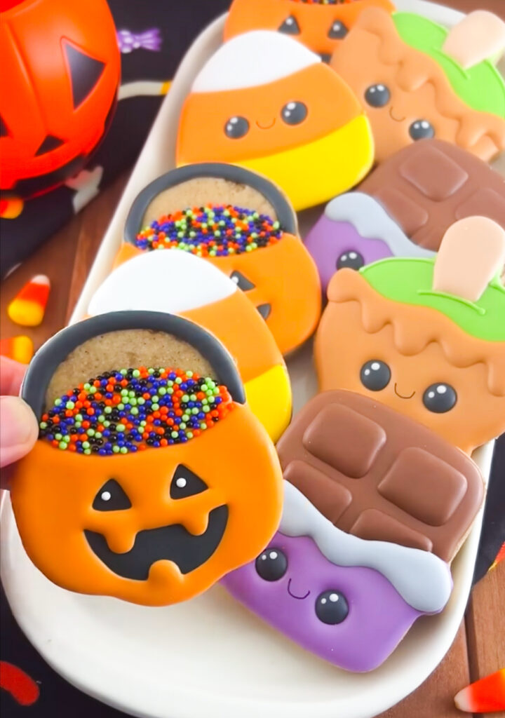 Halloween decorative cookies