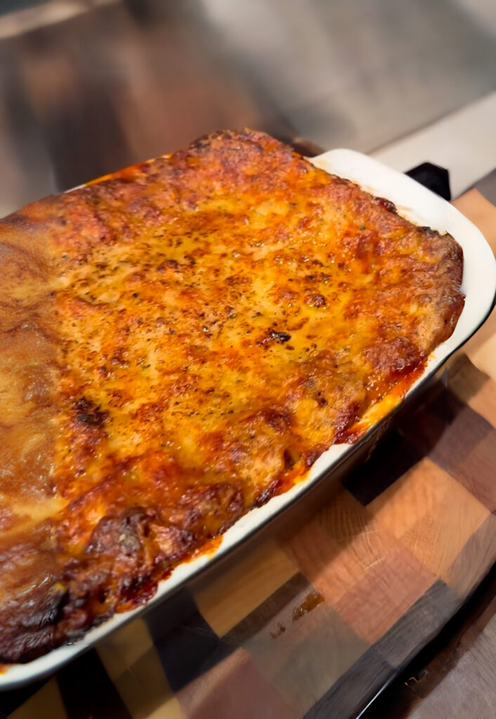 Classic Italian lasagna