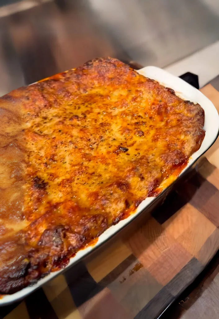 Classic Italian lasagna