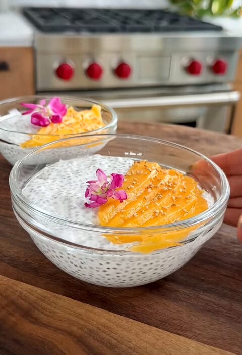 Coconut chia pudding