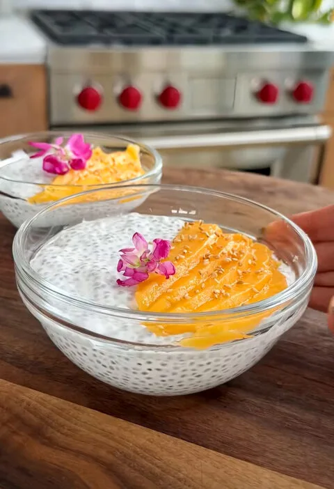 Coconut chia pudding