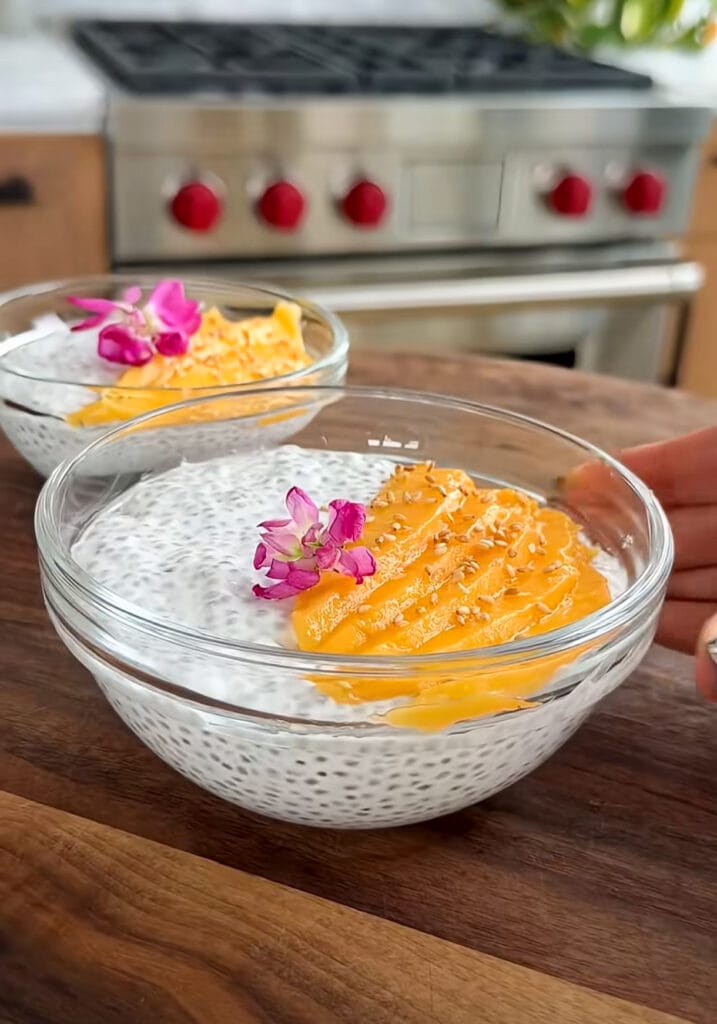 Coconut chia pudding