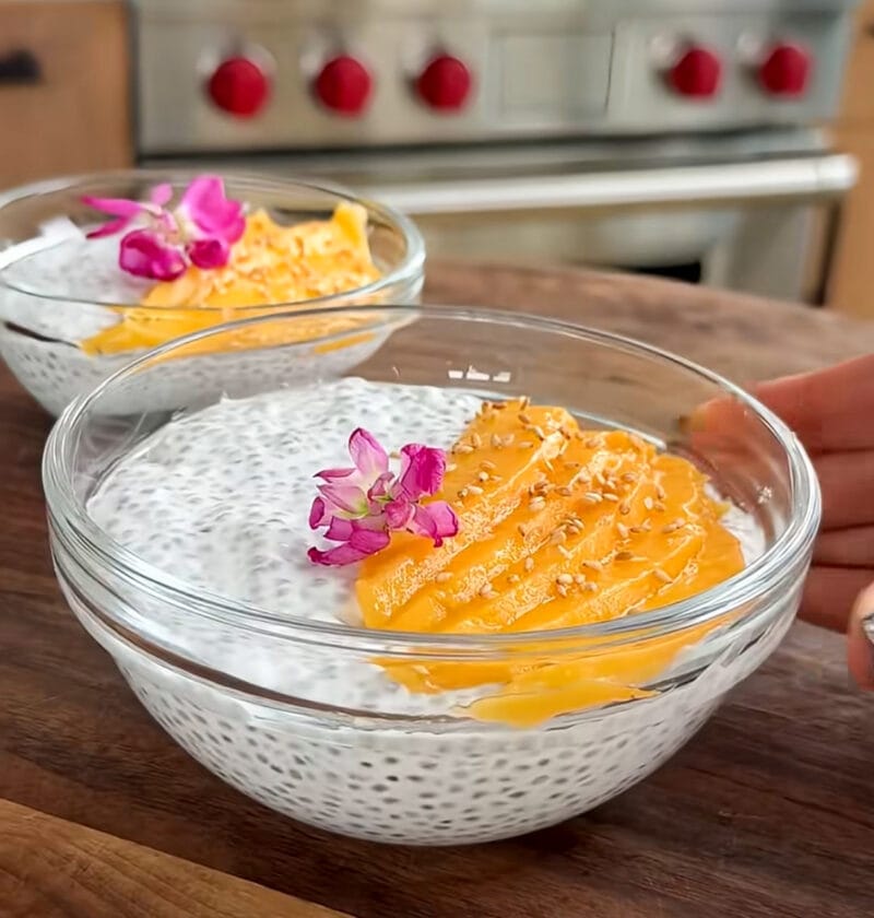 Coconut chia pudding