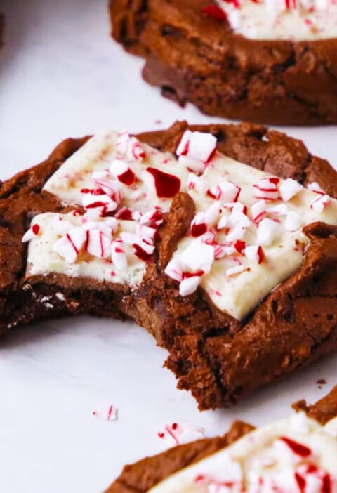 Peppermint bark brownie recipe