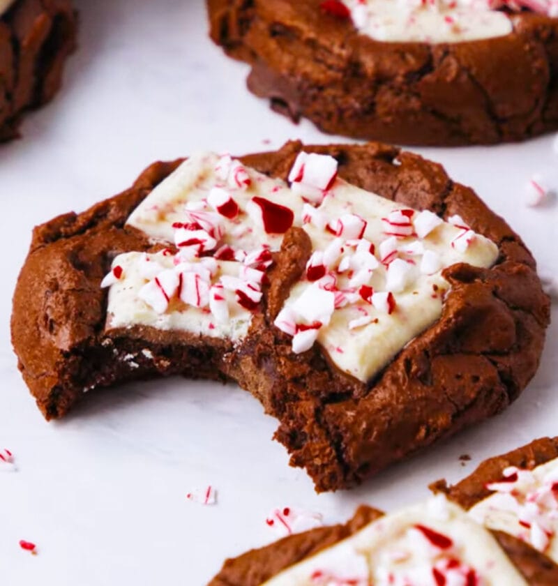 Peppermint bark brownie recipe