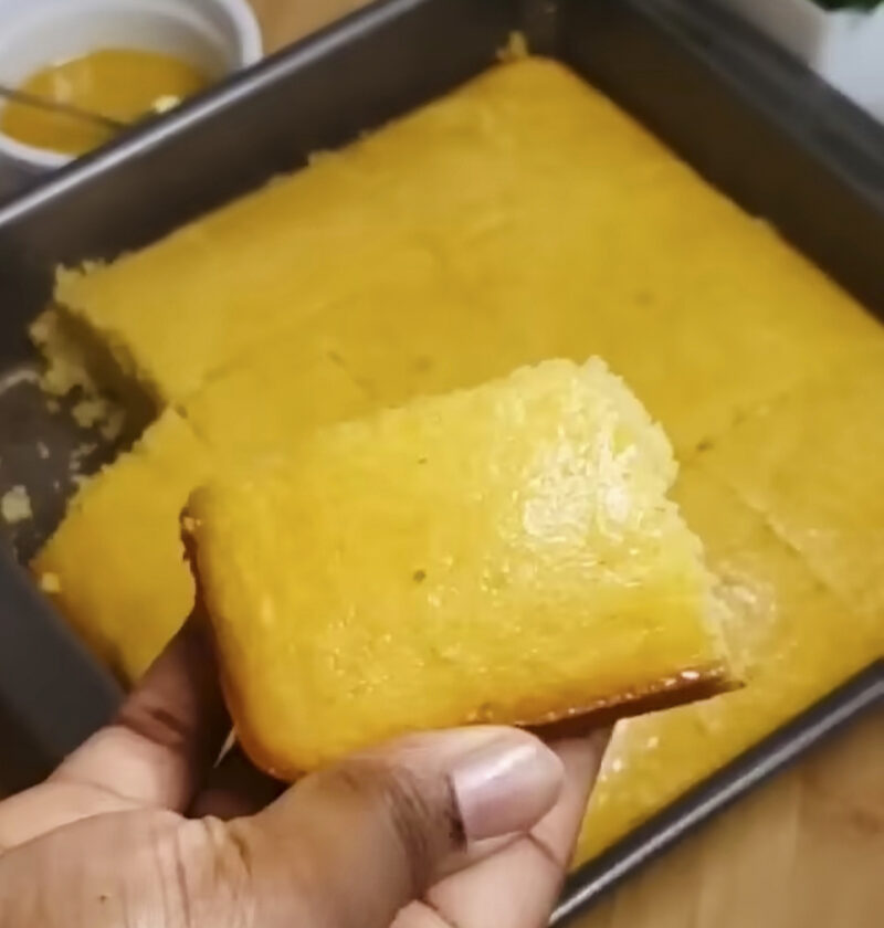 Homemade corn bread