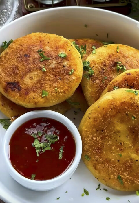 Crispy potato pancake