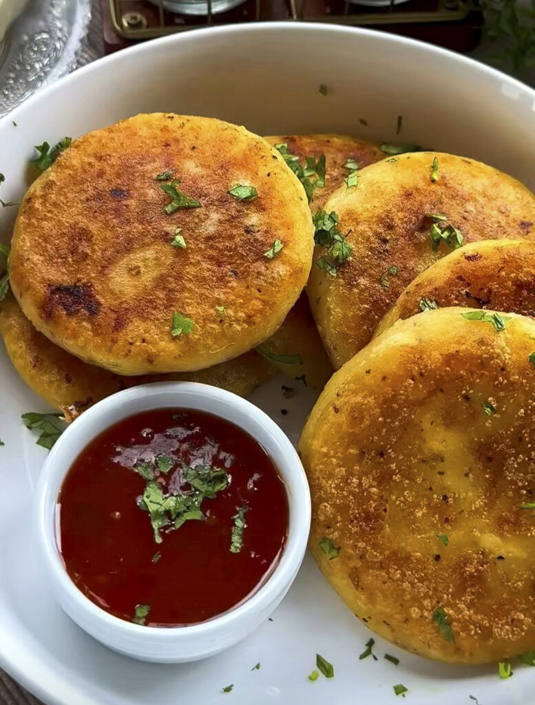 Crispy potato pancake