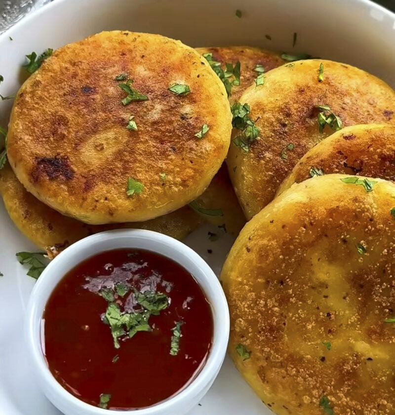 Crispy potato pancake