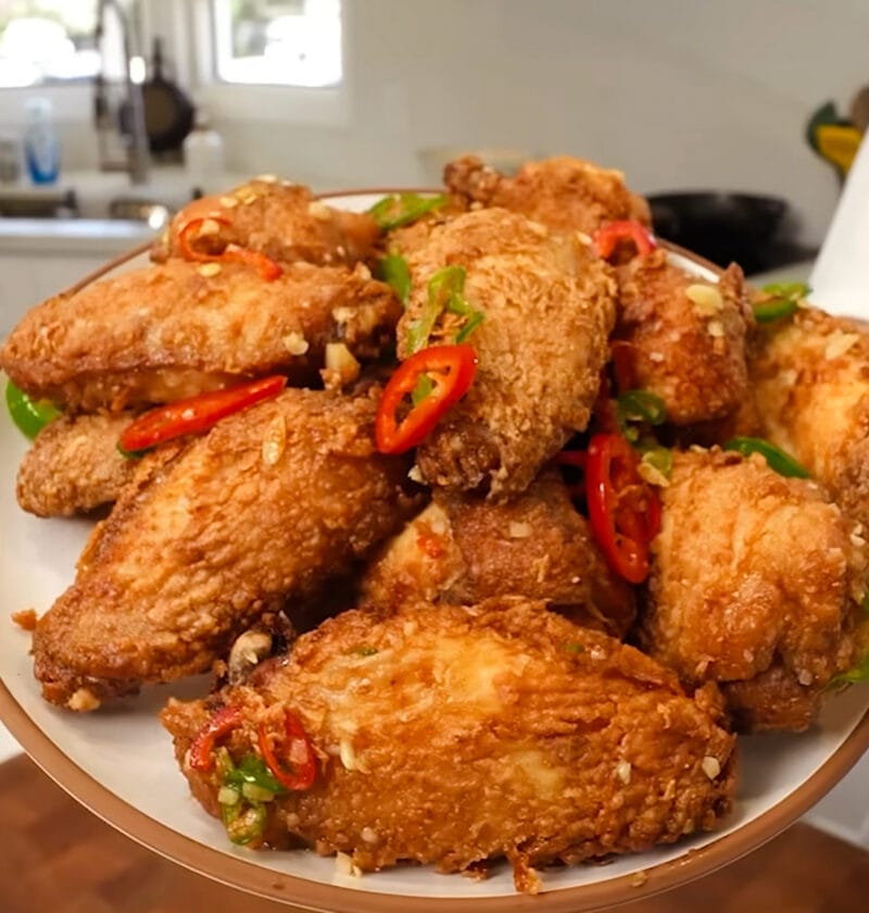Salt & vinegar chicken wings