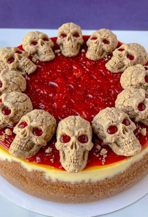 Halloween cheesecake