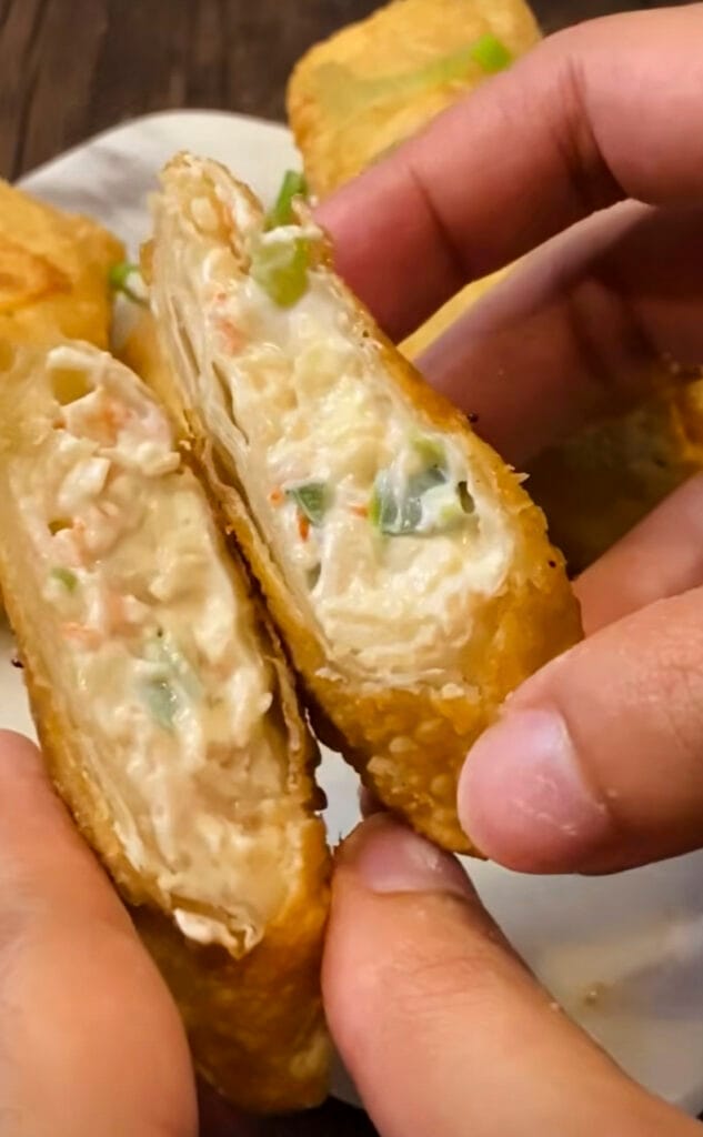 Crab rangoon roll