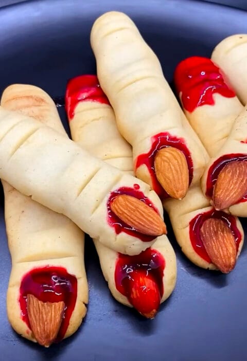 Witch finger cookies