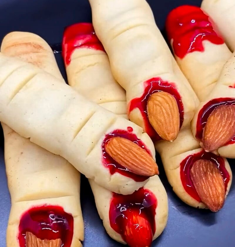 Witch finger cookies