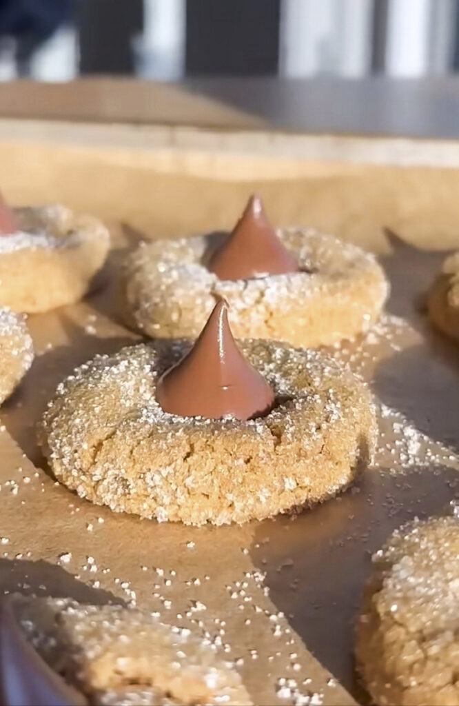 Peanut butter blossoms