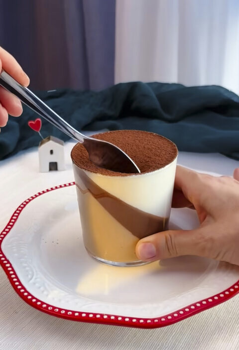 Chocolate panna cotta