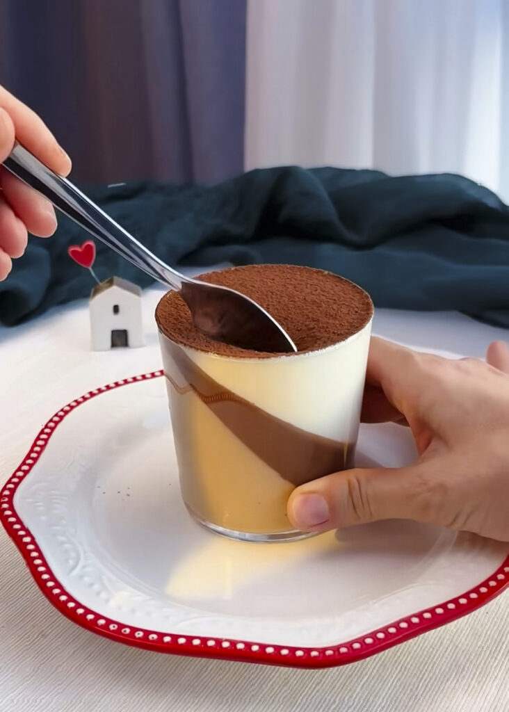 Chocolate panna cotta