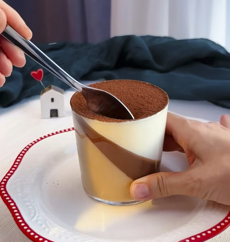 Chocolate panna cotta