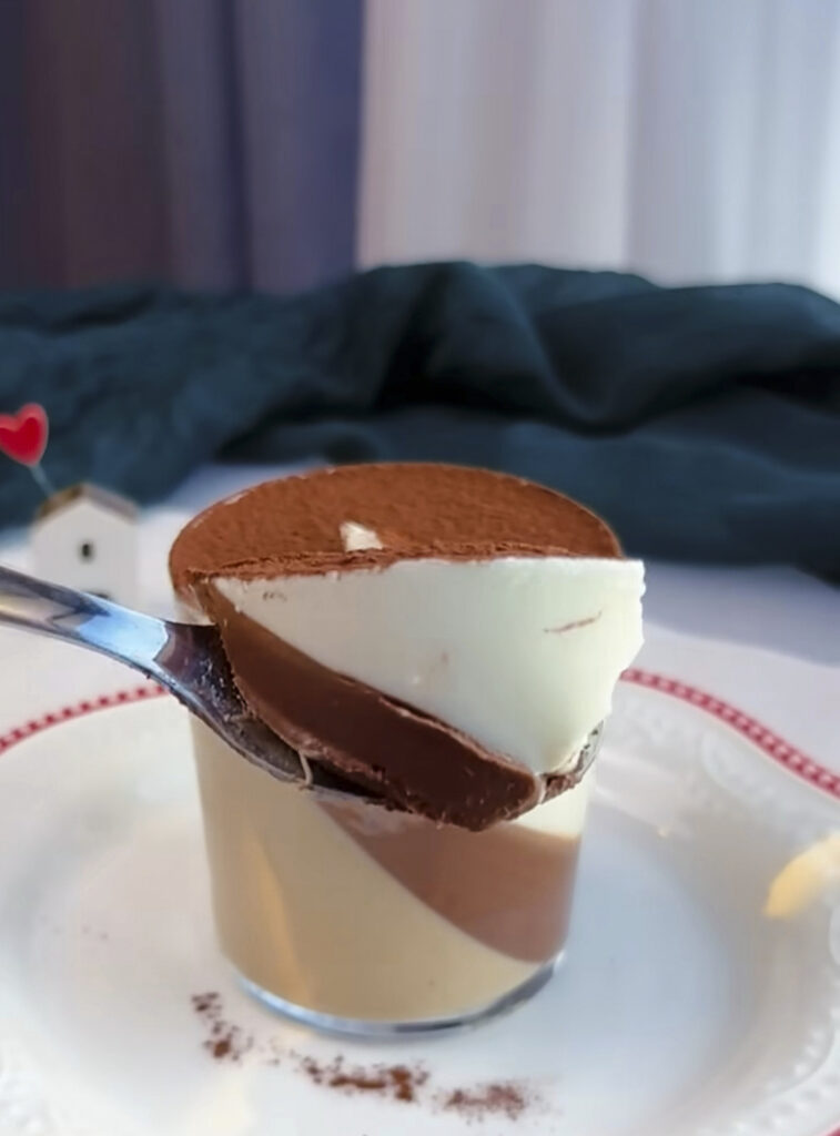 Chocolate panna cotta