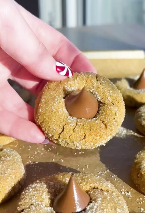 Easy peanut butter blossom recipe